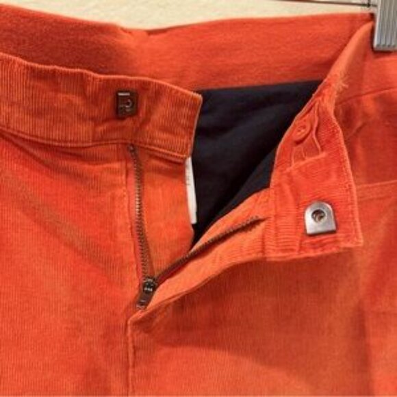 NWT Jacadi Corduroy Warm Cotton Casual Griffon Pants in Maple Orange - Picture 9 of 10